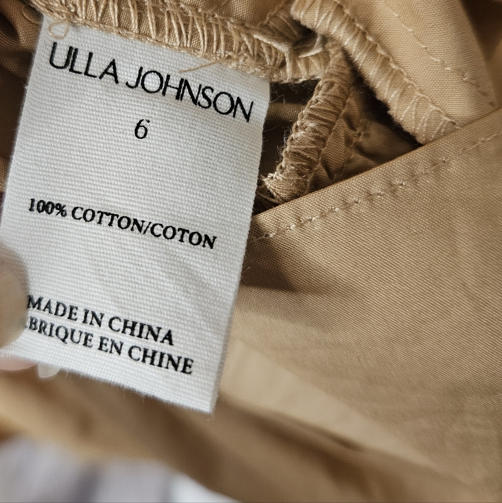 ⭐️ Ulla Johnson Pleated Long Sleeve Minimalist Dress size 6 - Picture 8 of 9